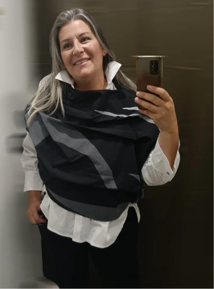 Gilet chiuso girocollo