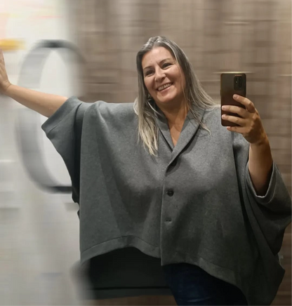 Poncho felpa