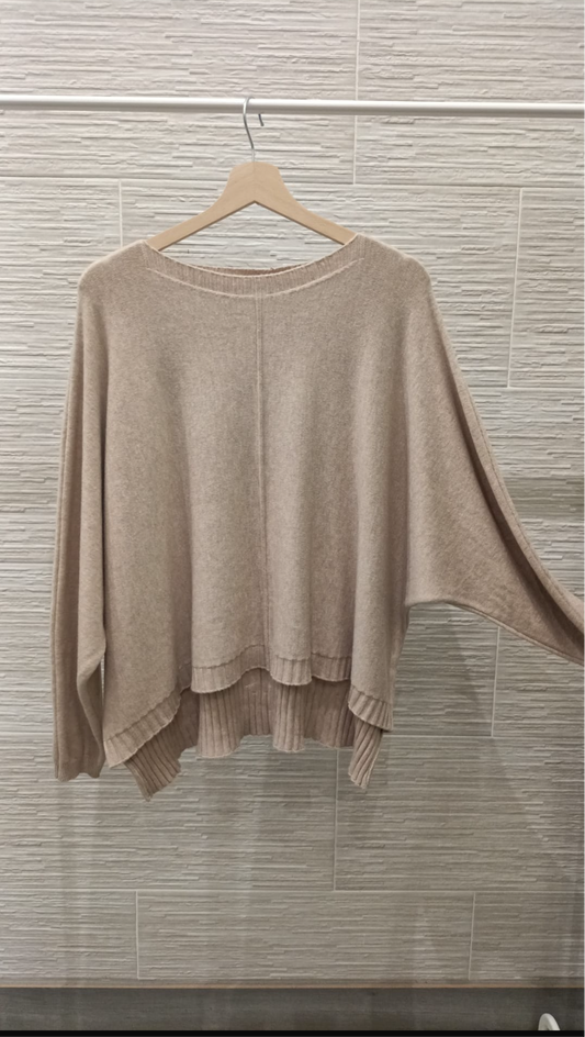 Maxi maglia girocollo