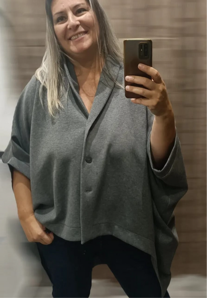 Poncho felpa