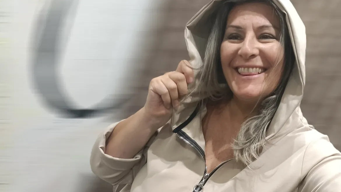 Felpa lunga con cappuccio